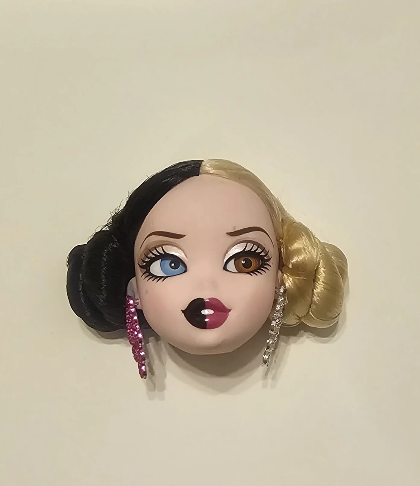 Vintage Original Bratz Glass eyes Fashion Doll Limited edition doll head girl  gift antique Toys