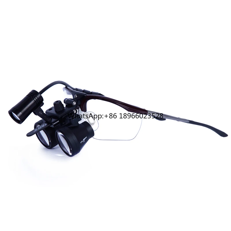 TAO'S NS3.0X-380mm with 21X LED light P1 Black BIG Barrels  Surgical Loupes/ 3.0X Magnification Loupes