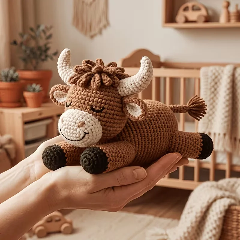 Jolly Highland Heifer Crochet Kit for Adults 5