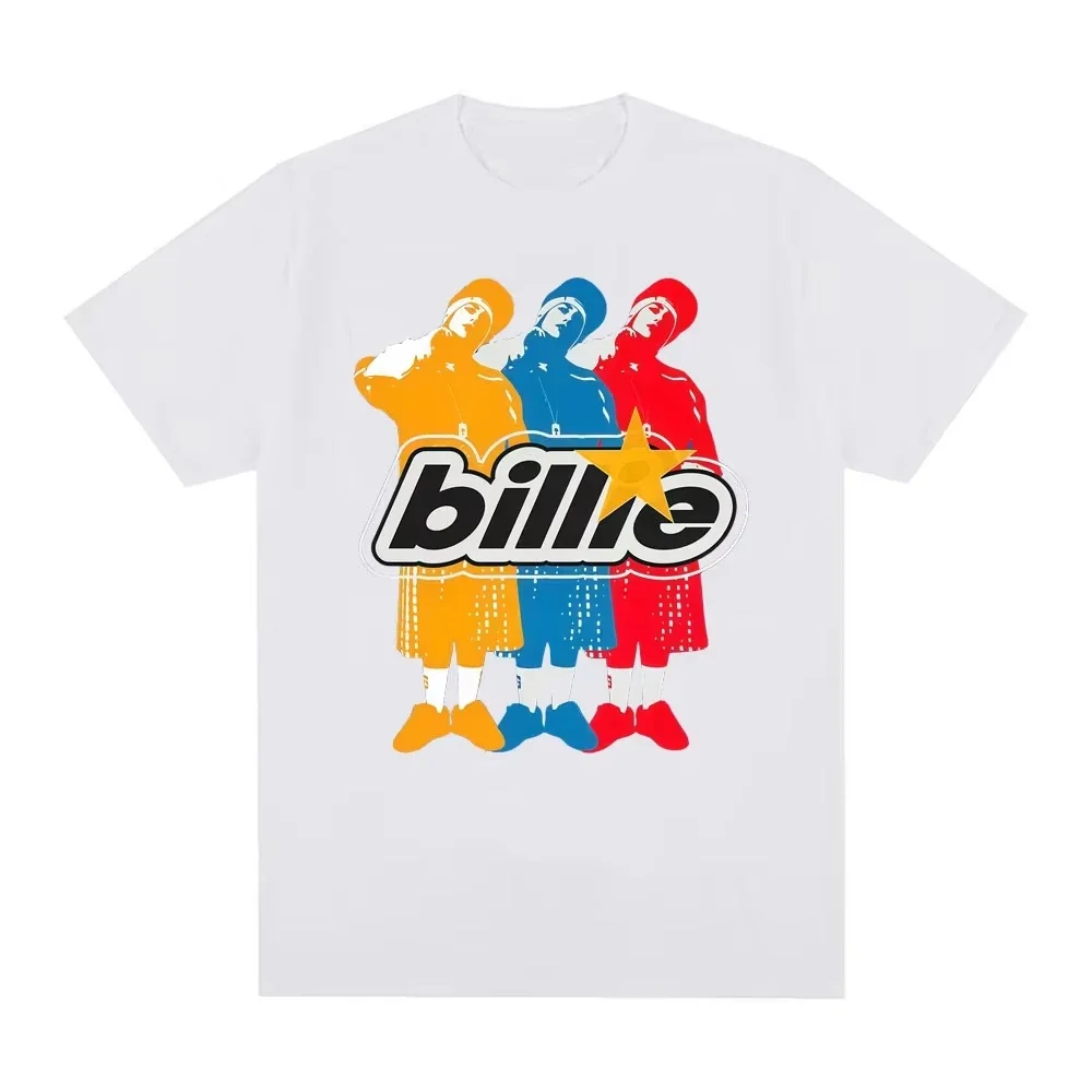 Billie Eilish 2026 Tour Movie 'Hit Me Hard and Soft' Unisex Same Style Cotton Shirt, Summer New Men's Fashion Graphic Tshirt
