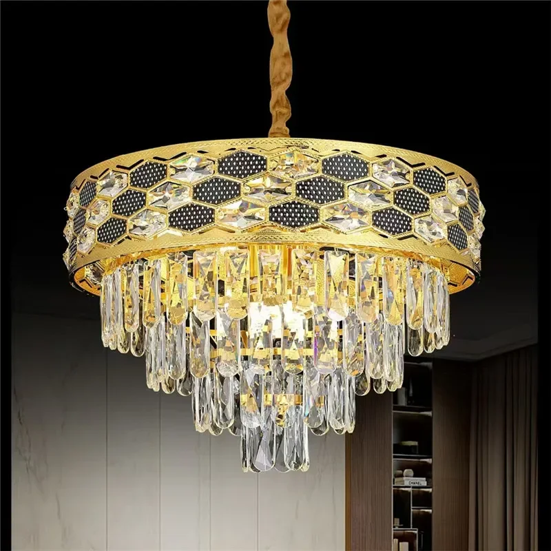 

DORIAN Modern Luxury Crystal Pendent Lamp LED Fashion Simple Living Room Restaurant Bedroom Villa Hotel Staircase Chandelier