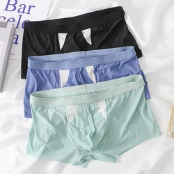 Men Trunks Double-Layer Pouch Separation Boxers Sexy Summer Quick-Drying Panties Lingerie Knickers Breathable Underpants Slip