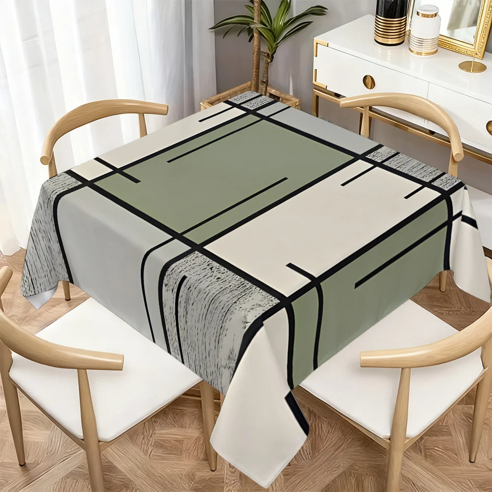 [jit] 1PC rectangular tablecloth/cover, large size, 2D flat printingzyc