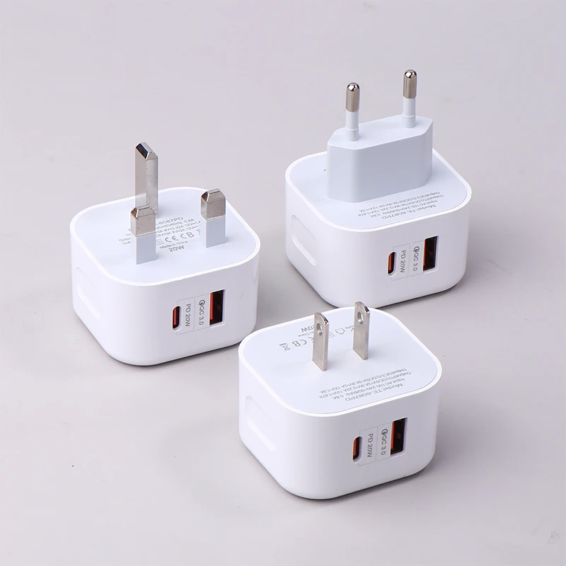 USB Type C Charger PPS Fast Charge Dual Port Fast Charging European And American Standard Head For Laptop