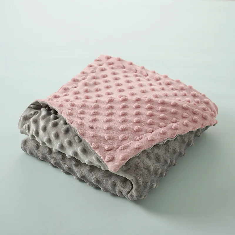 

Babies Are Toddlers, and The Soft Foam Baby Is Comfortable with Double-layer Blank-holding Bean Blanket