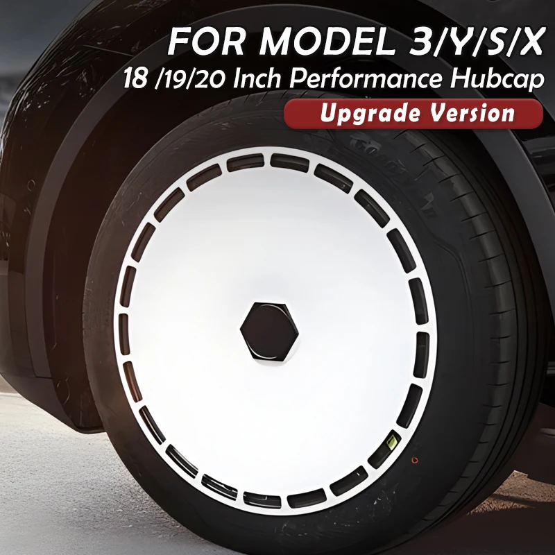 4PCS  for Tesla Model Y/S/X Hubcap Car Replacement Performance Automobile 19 20 Inch Wheel Cover Full Rim Caps Accessories 2023