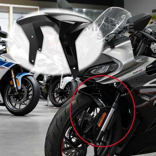 Imagen 1 del producto Ajuste para CFMOTO 250SR 300SR CF 250 SR accesorios de motocicleta guardabarros de rueda delantera protector contra salpicaduras cubierta de carenado