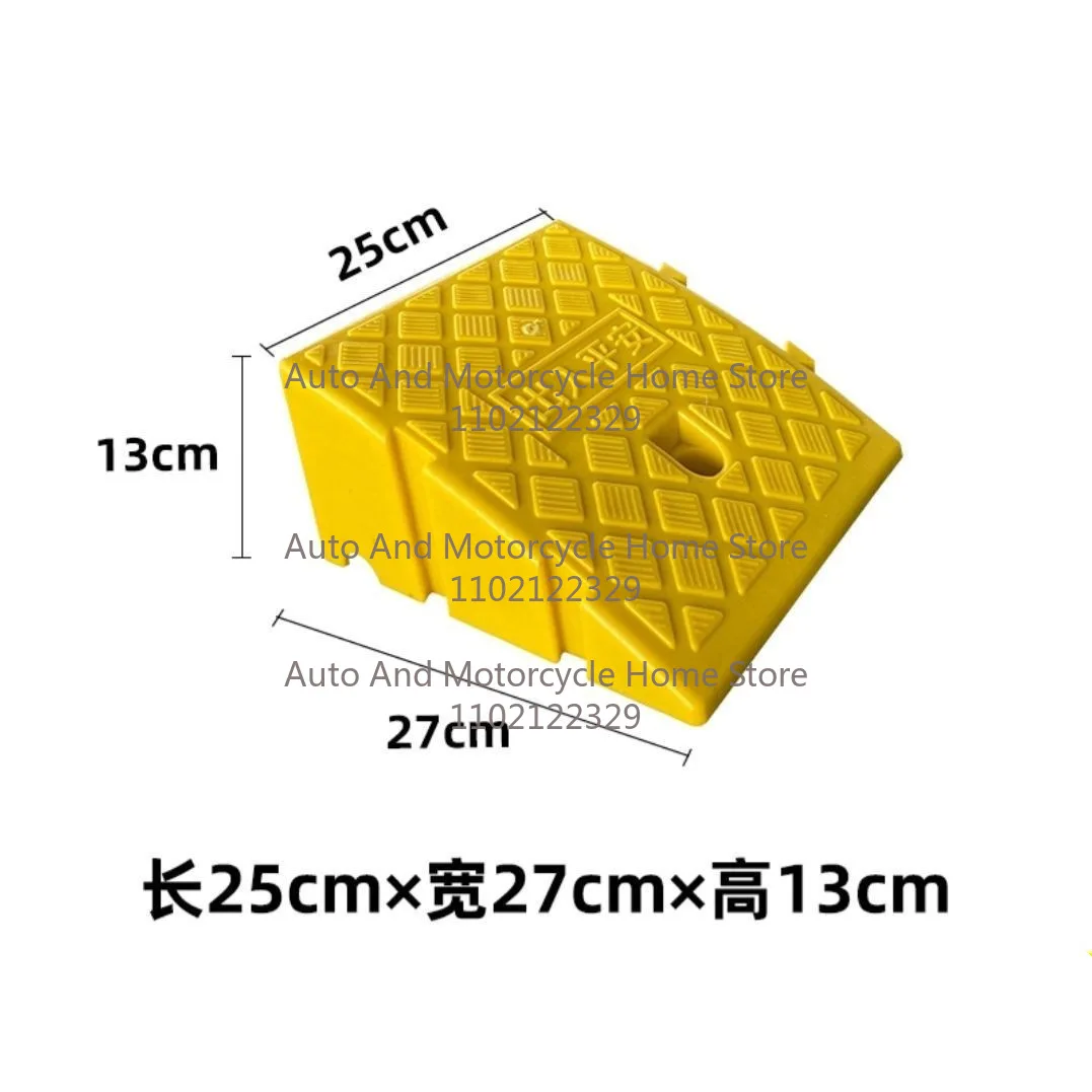 Car Curb Ramp Heavy Duty PVC Portable Lightweight Threshold Ramp Anti-slip Car Wheel Driveway Ramps Bike Motorcycle Accessories