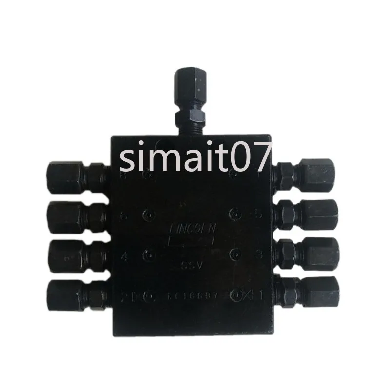 

Block-Style Progressive Lubrication Distributor - SSV8 Grease Distributor