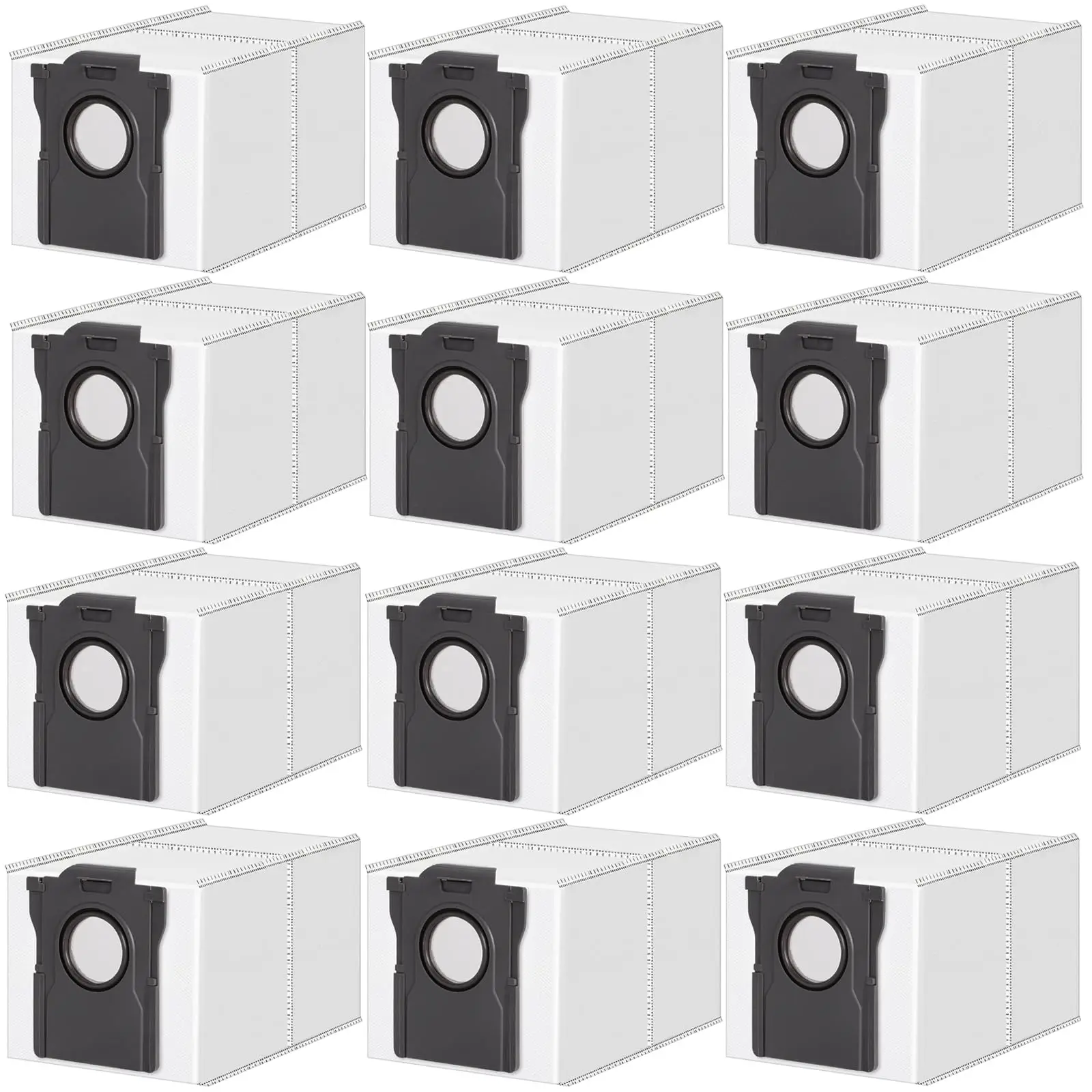 

12Pack Replacement Dust Bags, Spare Partes Compatible with Dreame L10S Pro Ultra / X30 Ultra / X40 Ultra / L40 Ultra Robot Vacuu