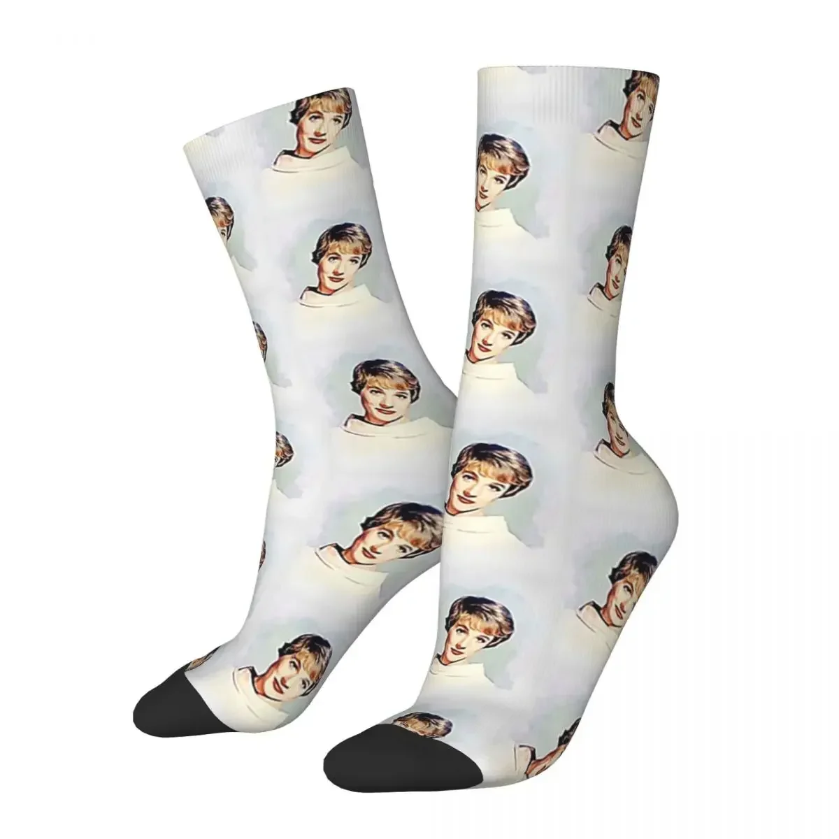 Julie Andrews, Movie Legend Socks Harajuku High Quality Stockings All Season Long Socks Accessories for Unisex Birthday Present