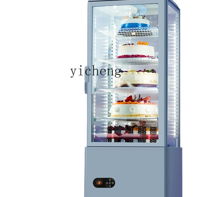 

Frozen to Keep Fresh Display Cabinet Skewers Cake Beverage Vertical Mini-Bar Refrigerator Display Cabinet