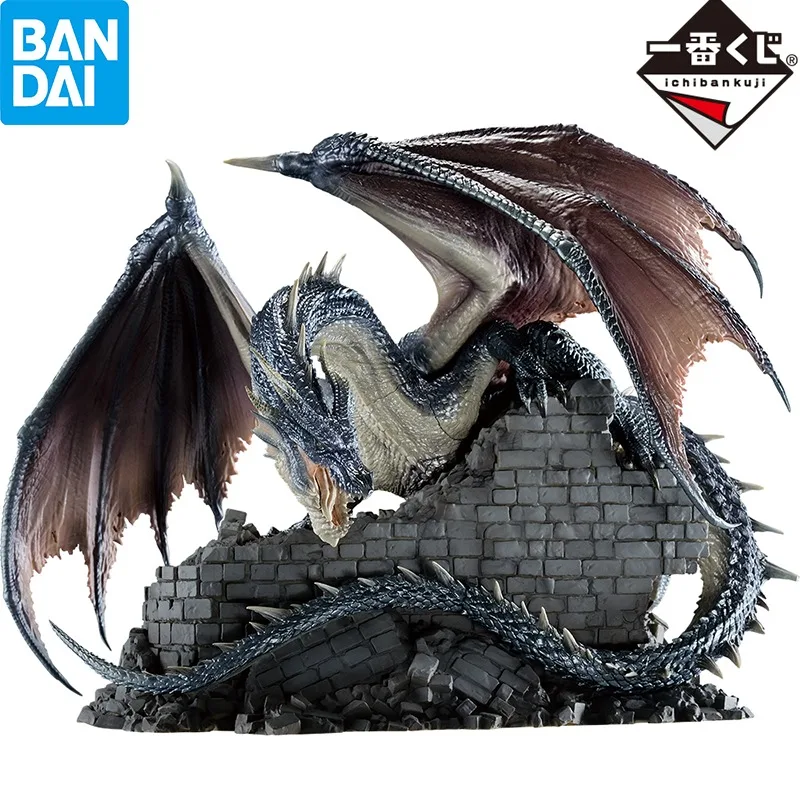 In Stock Ichiban Kuji Monster Hunter 20th Anniversary Last One Fatalis Miraboreas Figure Anime Action Model Collectible Toys