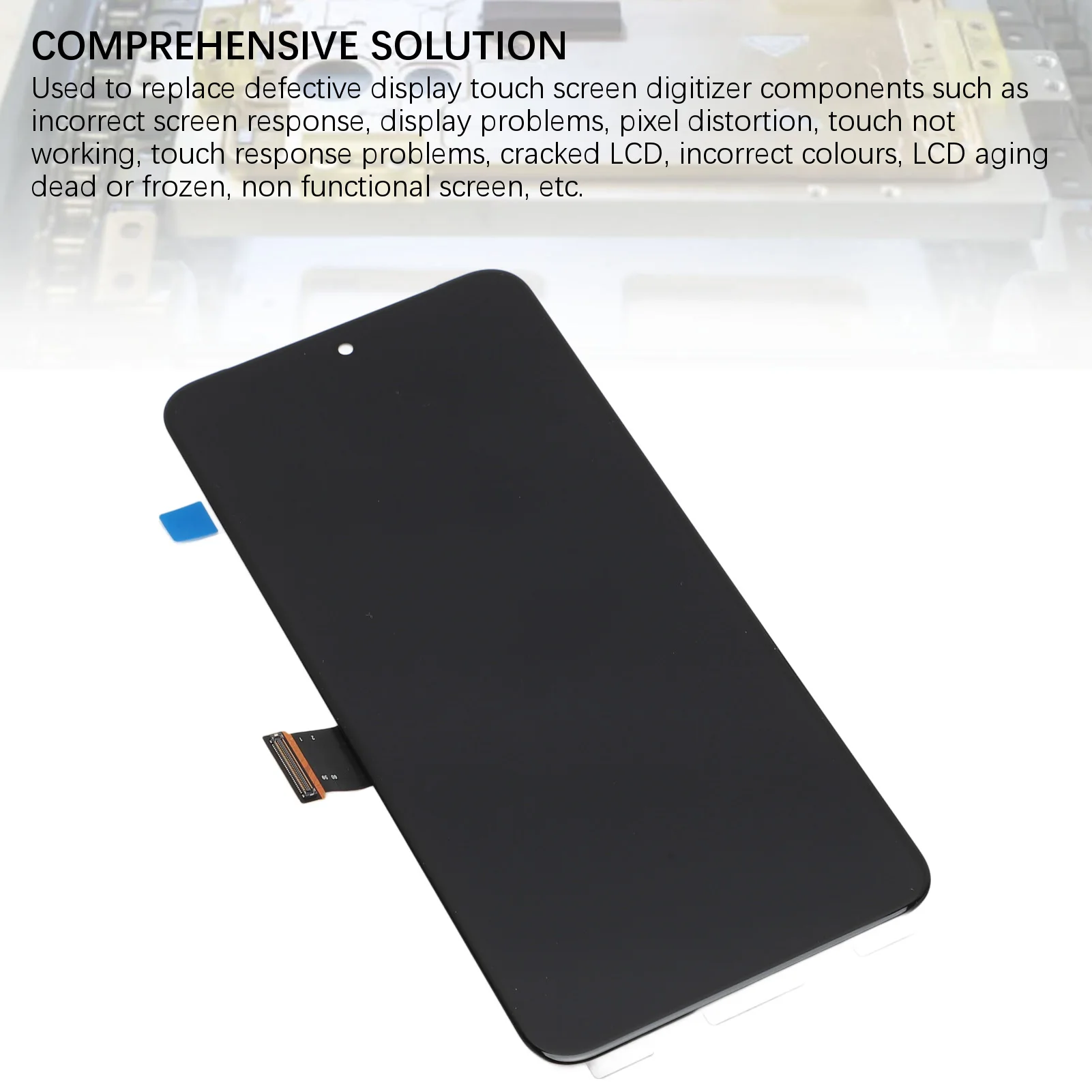 LCD Display Touch Digitizer Assembly Sensitive Easy To Install 1080x2400px Screen Replacement 6.2in for Pixel 8 5G GKWS6 G9BQD