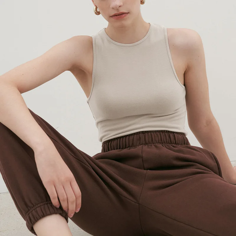 مثير فتاة حار Svel سترة جديدة Ji ang المنسوجات النسائية Faion Teaded التفاصيل سليم صالح البوليستر الصيف الأعلى