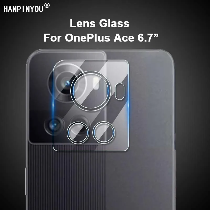 

10Pcs For OnePlus Ace 10R Racing Clear Ultra Slim Back Rear Camera Lens Protector Cover Soft Tempered Glass Protection Film