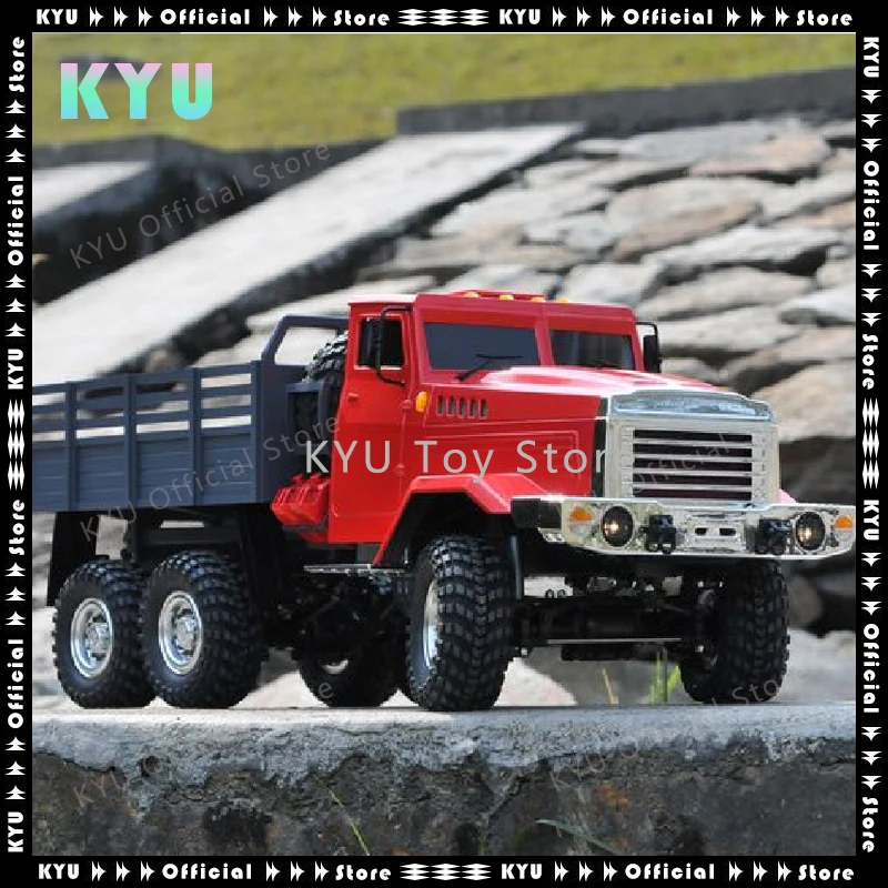 

Crossrc Kc6 Series Simulation Off-Road Truck 6x6 Climbing Car Military Truck Light Group Remote Control Model Car.