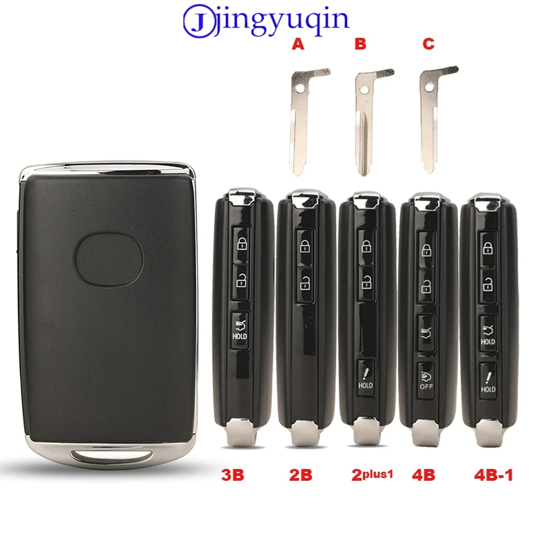

Новинка: Чехол-корпус для смарт-ключа автомобиля Jingyuqin для Mazda 3, Alexa, CX4, CX5, CX8 2019-2020 с лезвием для смарт-ключа