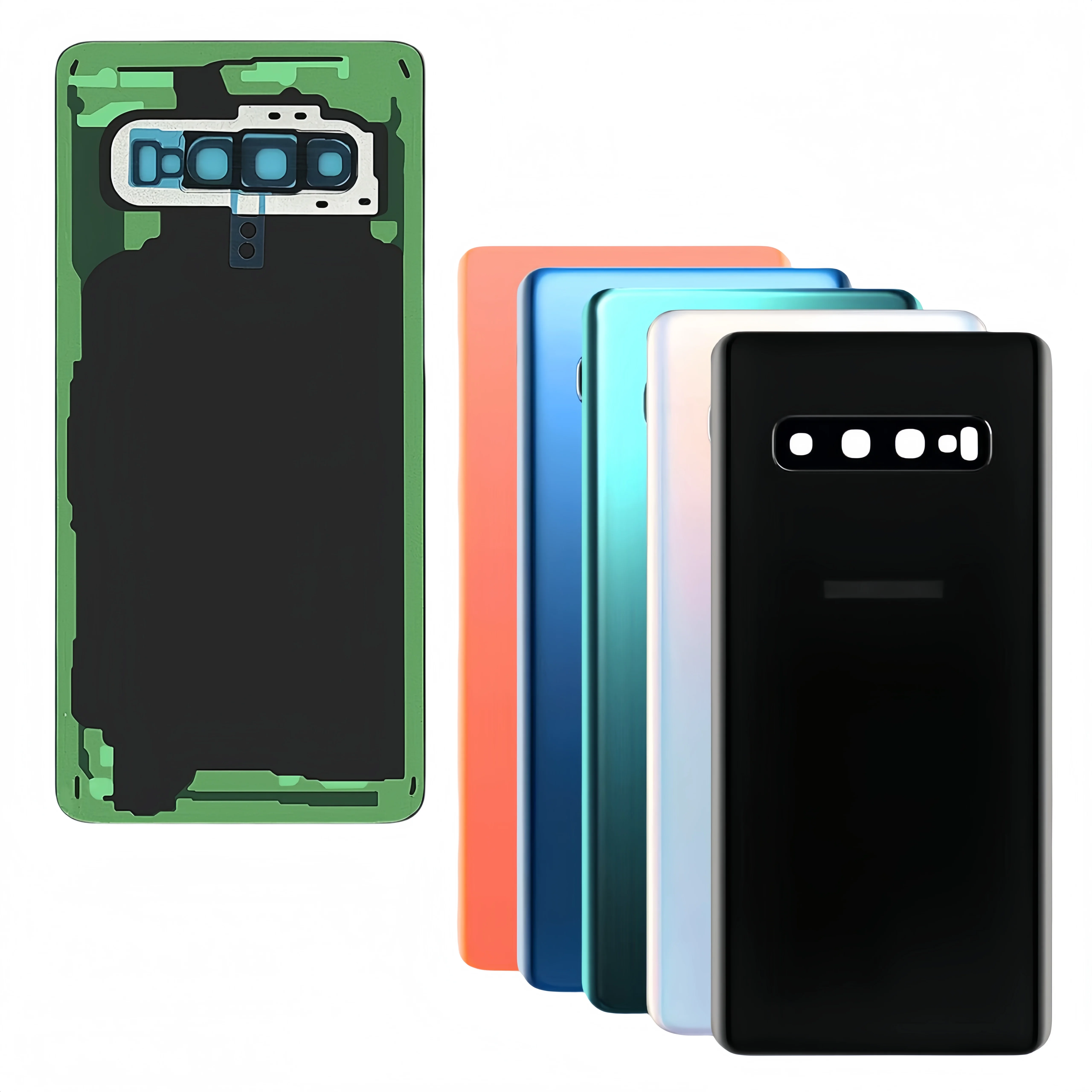 Back Glass Replacement for Samsung Galaxy S10 SM-G973F SM-G973U SM-G9730 SM-G973N SM-G973X SCV41 Back Cover Rear Housing