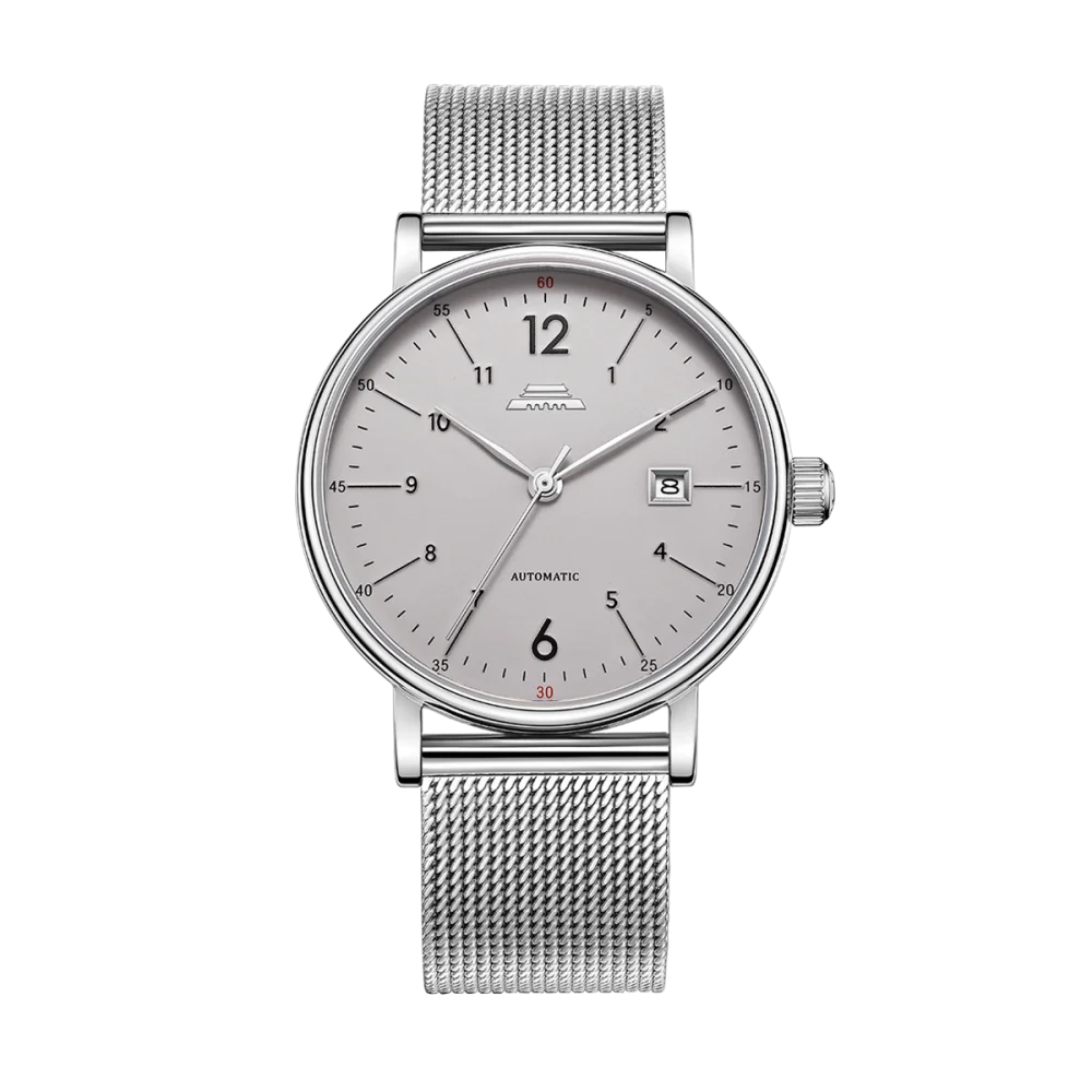 Beijing Watch Classic Series Date Window 40mm Mechanical Man Watch Automatic Skeleton Business Stainless Steel Men Luxury Watch