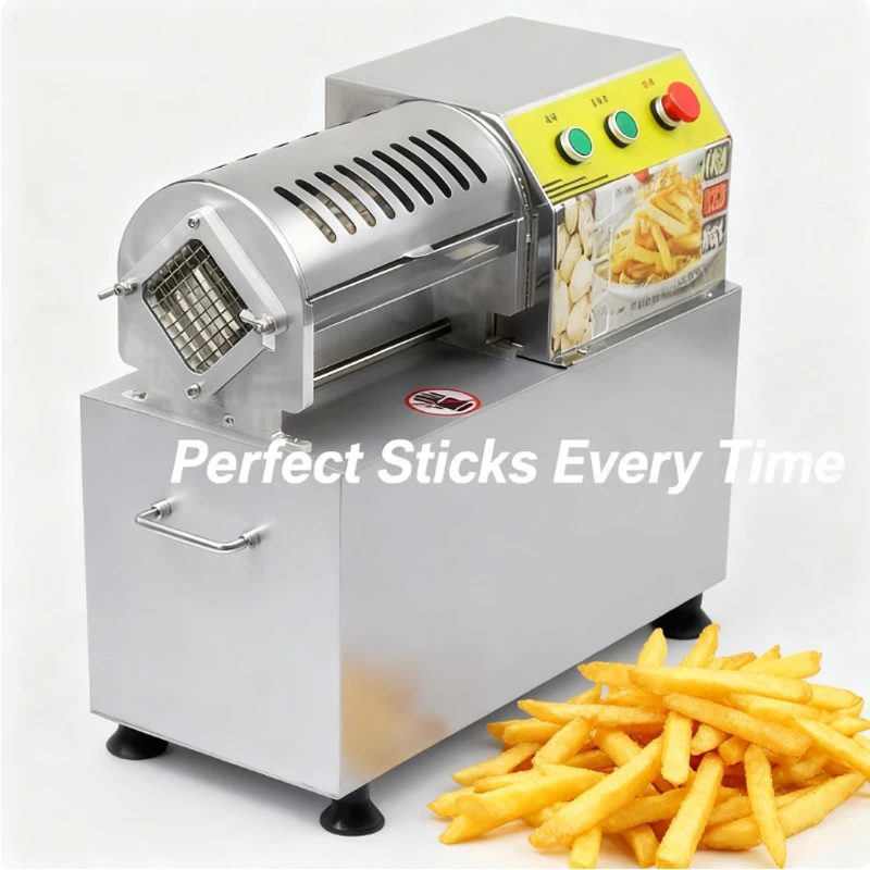

Quality Assurance French Fries Machine Potato Strip Cutter Stainless Steel Electric Fries Cutting Machine Commercial