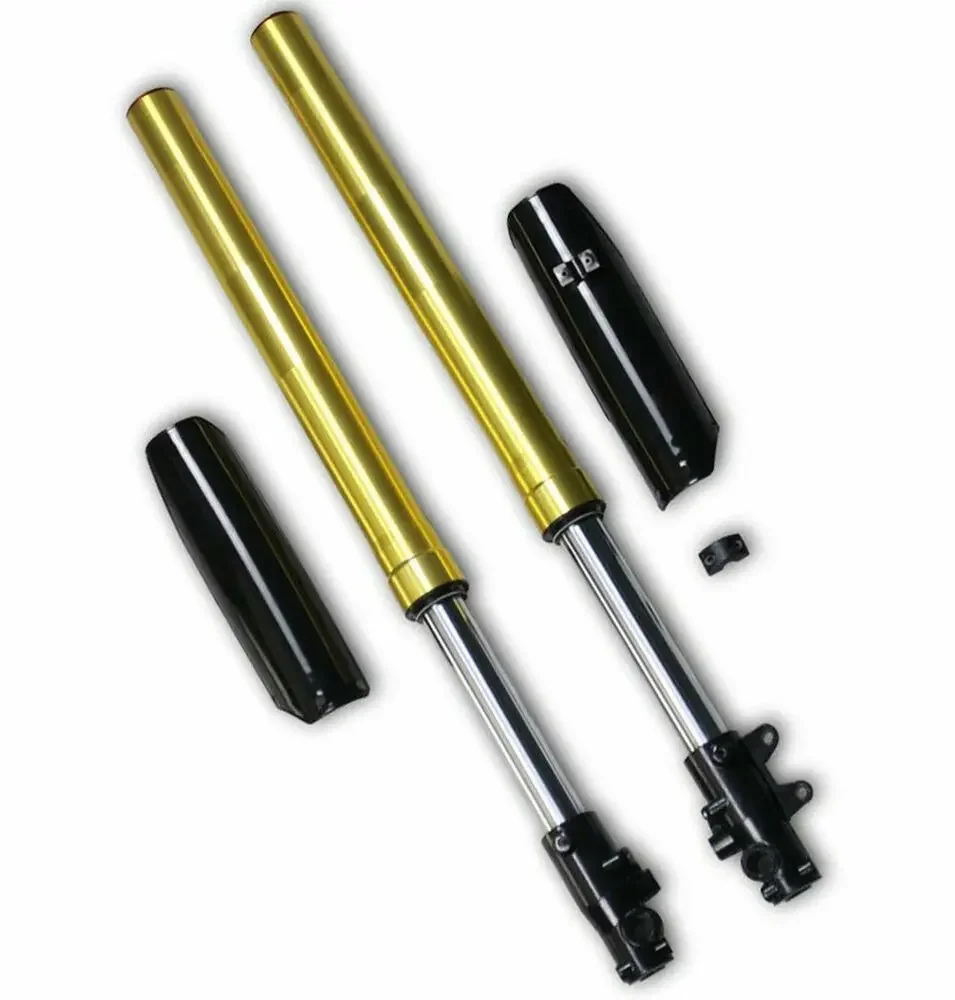 Motorcycle Front Forks Triple Shock 45/48mm Assembly Kit Dirt Pit Bike KLX110 SSR 125 140cc Suspension