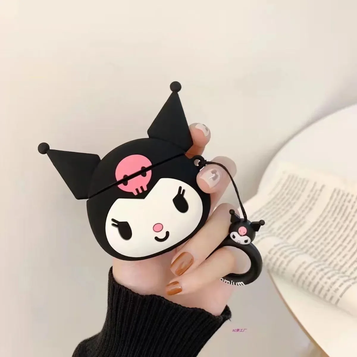 For Airpods Pro 2 Case 2022,Kuromi Anime Case For Airpods 3 Case,Soft Protective Anime Earphone Cover For Airpods Case For Girls