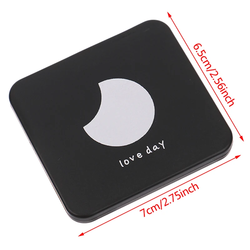 1PC Foldable Makeup Mirror Mini Square Makeup Vanity Mirror Portable hand mirror Double-sided mirror pocket makeup mirror