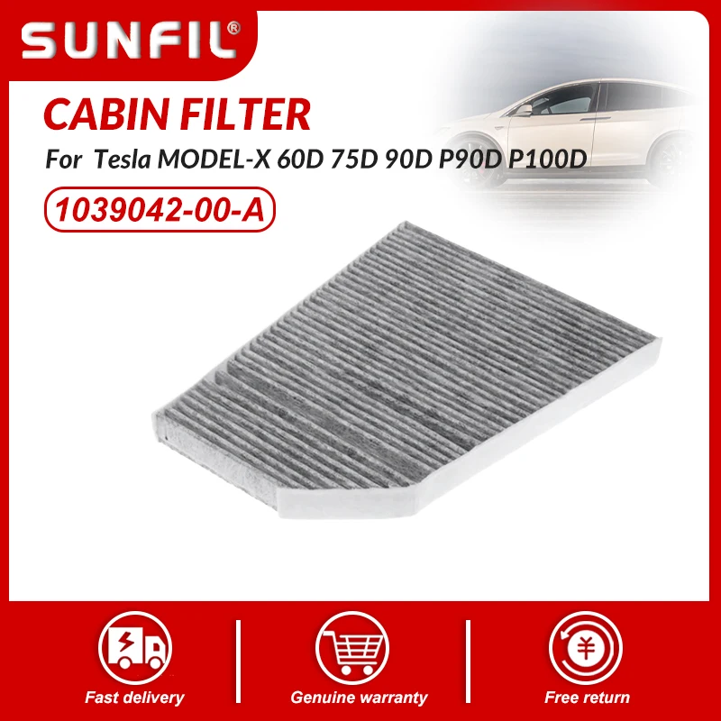 

Activated Carbon Cabin Filter 1039042-00-A For Tesla MODEL-X 60D 75D 90D P90D P100D AWD Hatchback 2015 2016 2017 2018 2019 2020
