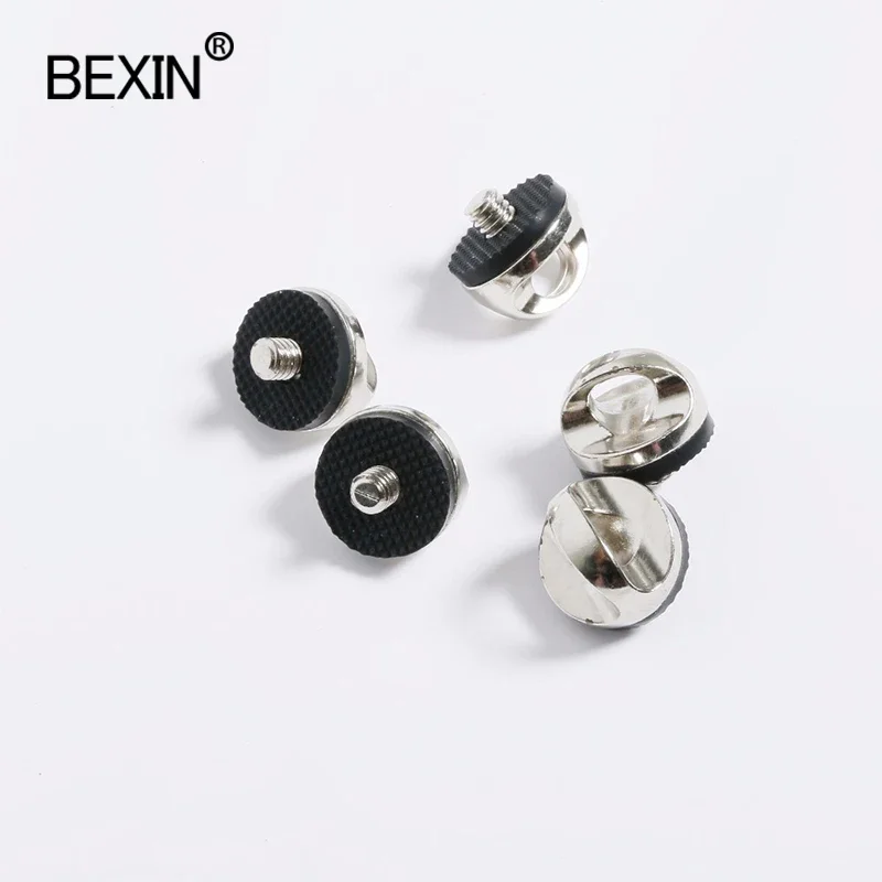 100 قطعة 1/4 "كاميرا ربط المسمار الأسير 1/4 للطي D-حلقة محول جبل المسمار للكاميرا ترايبود Monopod لوحة الإفراج السريع