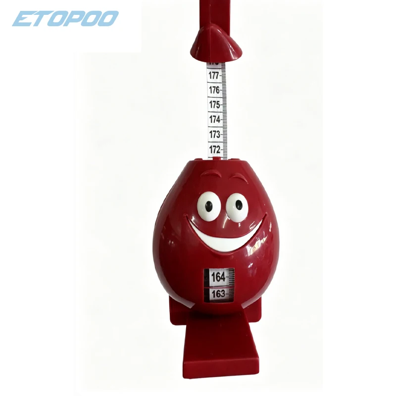 Egg Shape Lovely Children Height Measure Tape Wall Mounted Growth Stature Meter Stadiometer Meter Body Tape