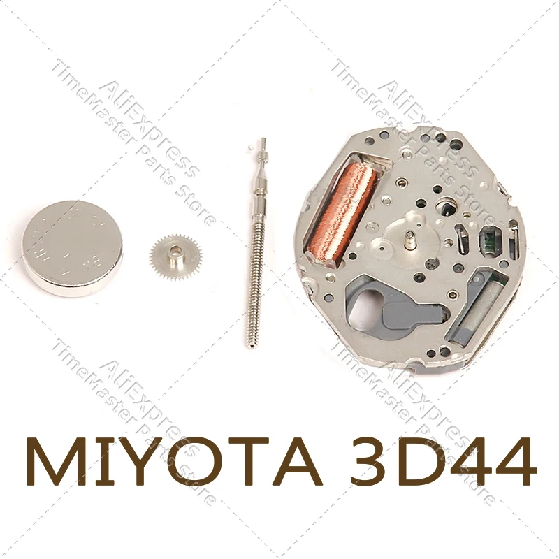 Miyota 3D44 original quartz movement 2 hands no calendar movement electronic watches movement parts