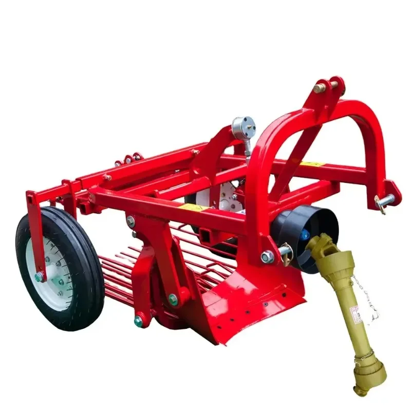 China Automatic Self-discharging Garlic carrots Harvester Digging Potato harvester machine