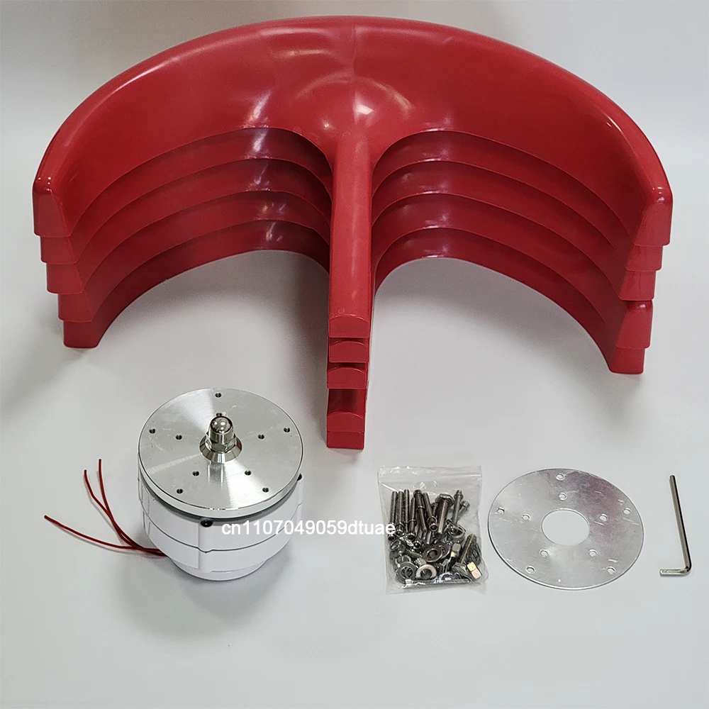 

Home 5000W Small Vertical Axis Wind Turbine Generator 10KW 12V 24V 48V with Hybrid MPPT Controller Low Noise Windmill for Farm