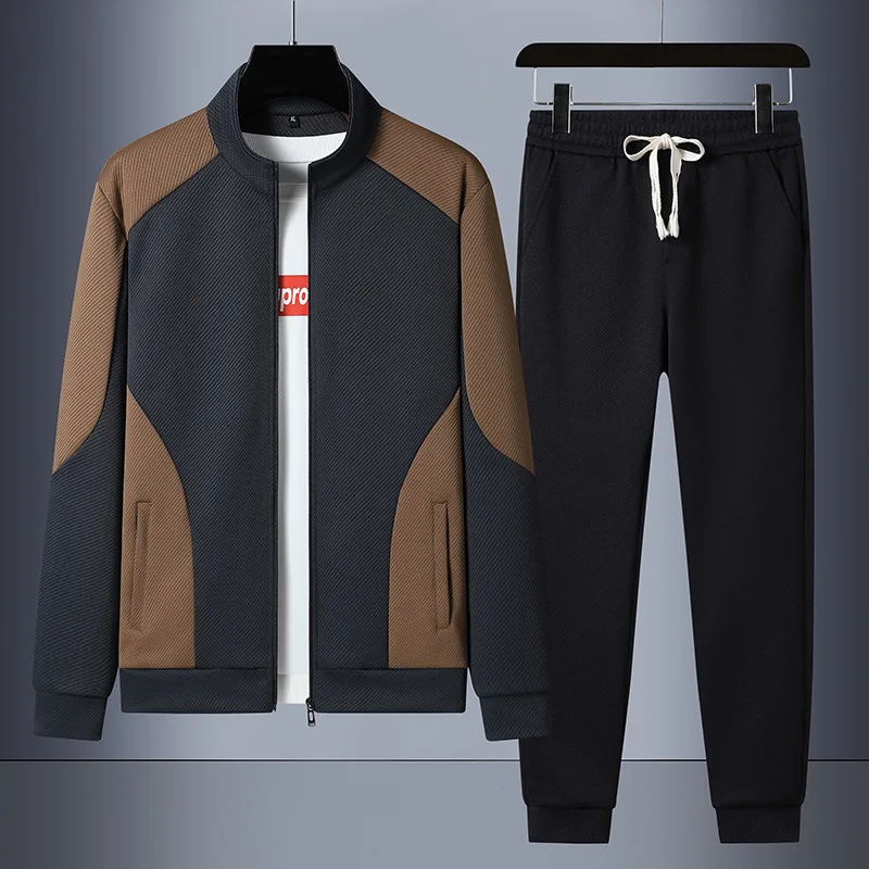 Sports Man Clothes Autumn Fitness Spring Outdoor Sports Track Field High Quality Running 2025 Training Sweatsuit Set Men