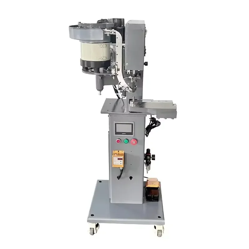 New 989DS-1 Easy to Operate Automatic D-ring Punching and Riveting Machine for Mountaineering Shoes Labor Insurance Shoes