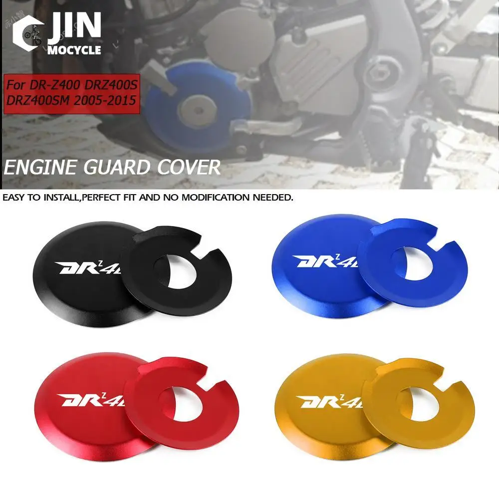 

Motorcycle Engine Ignition Clutch Cover Case Guards Protector Set Aluminum For SUZUKI DR-Z400 DRZ400S DRZ400SM 2005-2015 DRZ 400