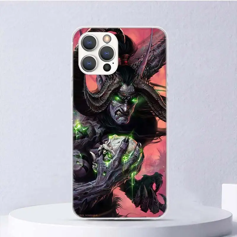 W-World Of W-Warcraft W-Wow Soft Case For iPhone 16 15 Plus 11 12 13 Mini 14 Pro Max Apple Phone Cover X XS XR SE 7 8 SE Coque 1