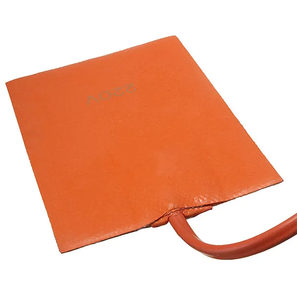 220V 250W Silicone Heater Pad Engine Block for Hydraulic Tank Heating Plate Oil Pan Sump Tank Heater Pad With EU Plug