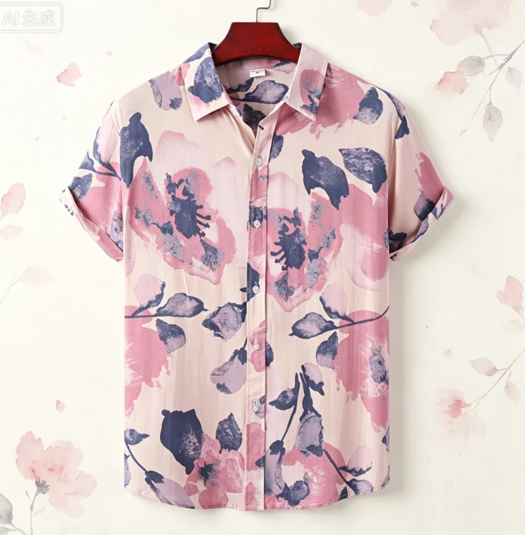 Luxury Men's Polo Shirt Short Sleeve Shirts Man Fashion Clothing Blouses Social T-shirts Free Shipping Hawaiian Cotton Oversize