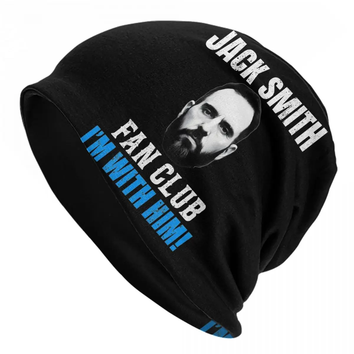 Men Jack Smith Fan Club Skullies Hat Merchandise Vintage Funny Political Multifunction Bonnet Knitted Hat