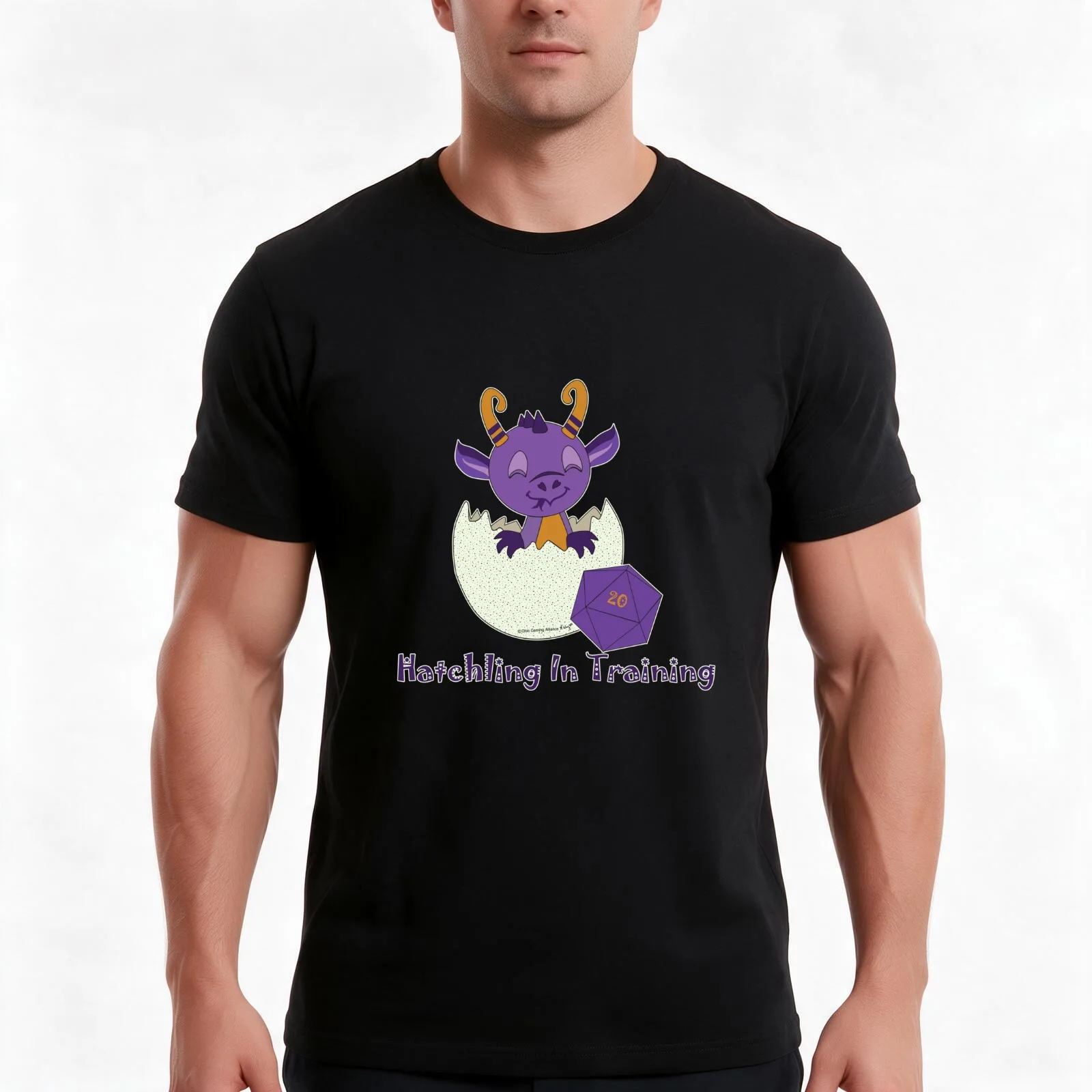 Hatchling In Training T-Shirt, Summer Casual Cotton Tee, Oversized Streetwear Tops, Vintage Graphic Print, Unisex Men Women
