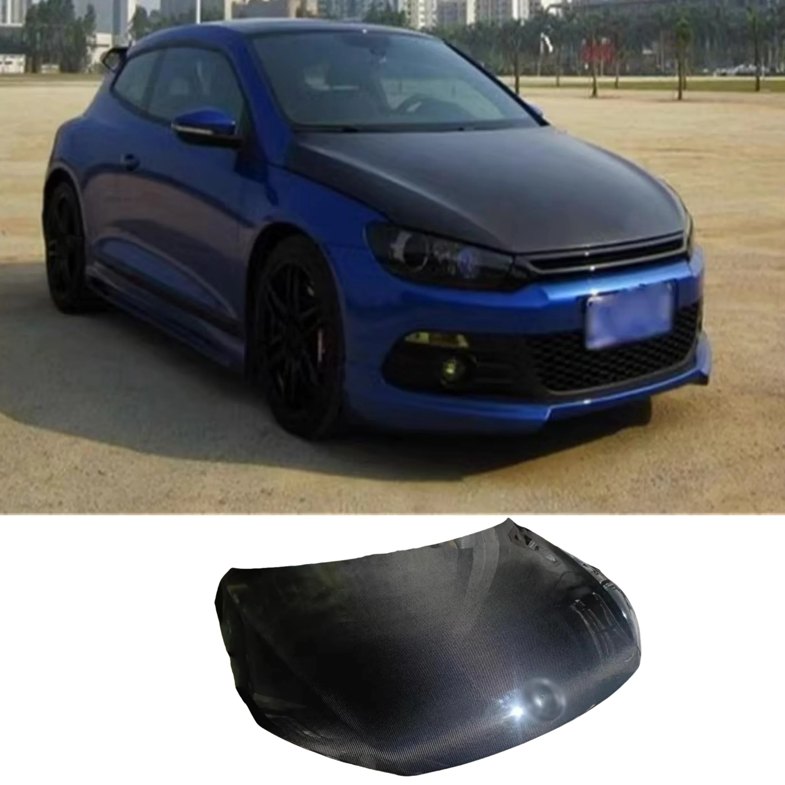 

Крышка двигателя в сборе для Volkswagen vw Scirocco, модифицированный капот из углеродного волокна, капот двигателя, автомобильные аксессуары