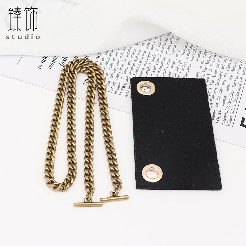 1955 Horseshoe Wallet Card Case Transformation Crossbody Liner Chain Bag Underarm Crossbody Accessories