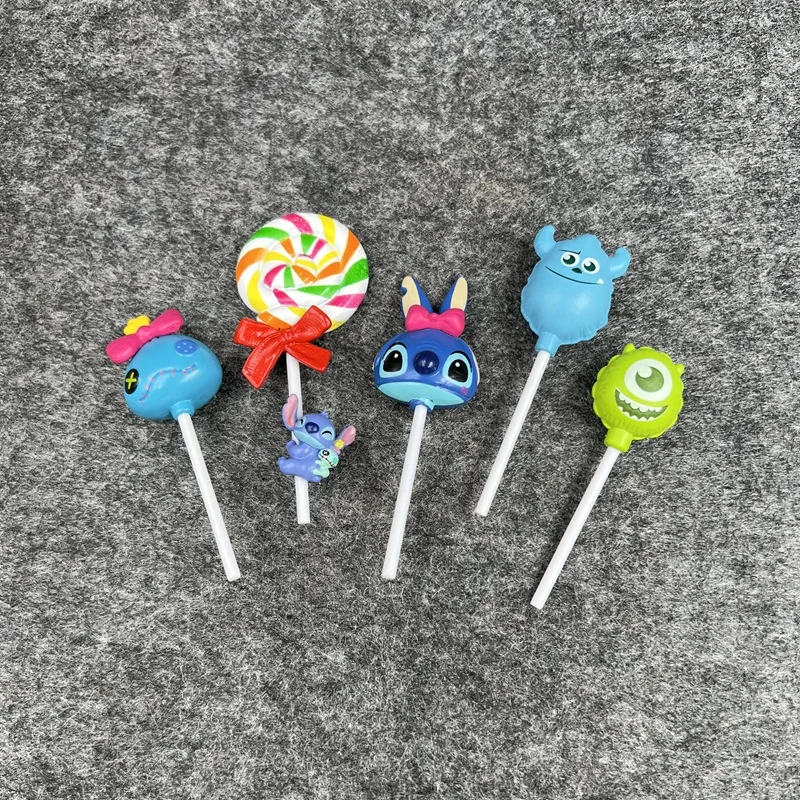 Mike Wazowski Stitch Balloon Series Miniature Action Figures Toys Cake Ornament Accessories Decoration Artificial Balloon Doll