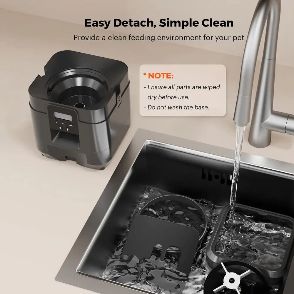 زر/واي فاي نسخة 2L الذكية القط المغذية توقيت APP التحكم التلقائي الكلب المغذية الكمية الكلب موزع الطعام الجاف المنزل #4