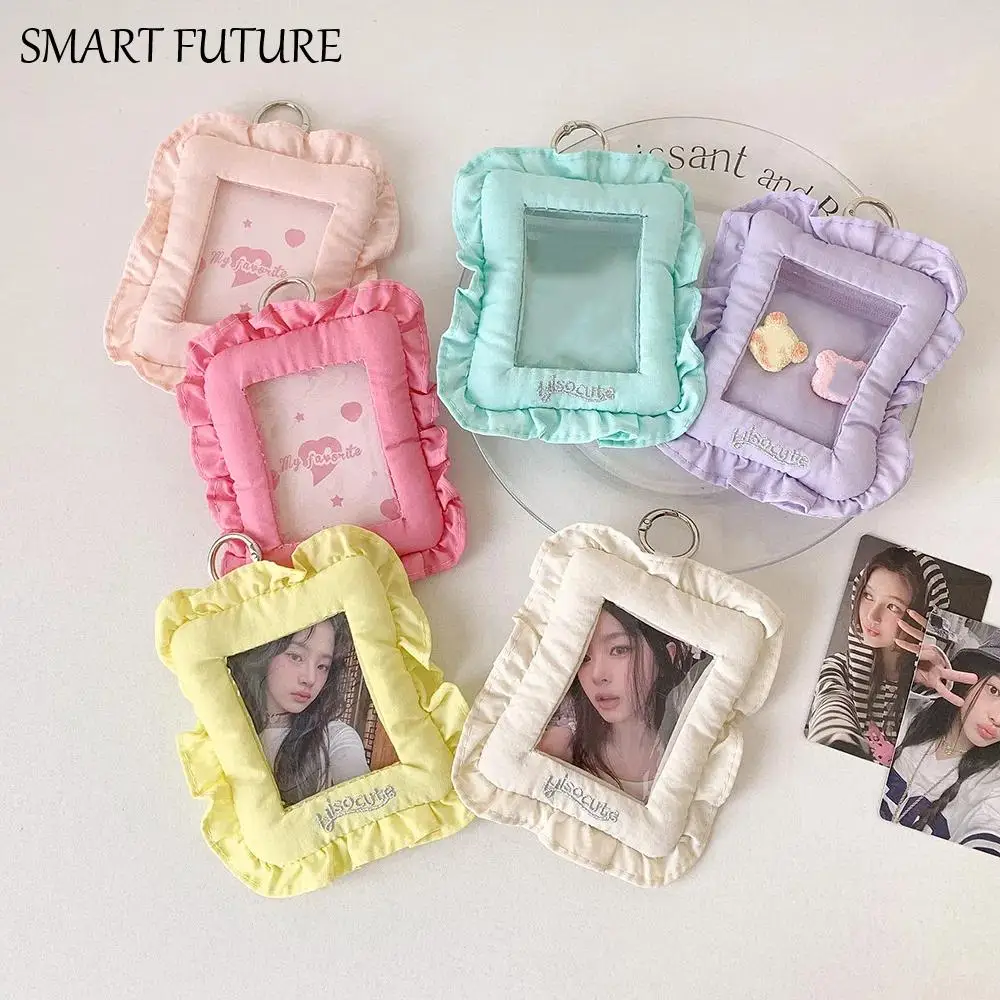 

Hanging Korean Photocard Holder Decoration Korean Style Idol Card Display Protector Picture With Keychain Card Protective Case