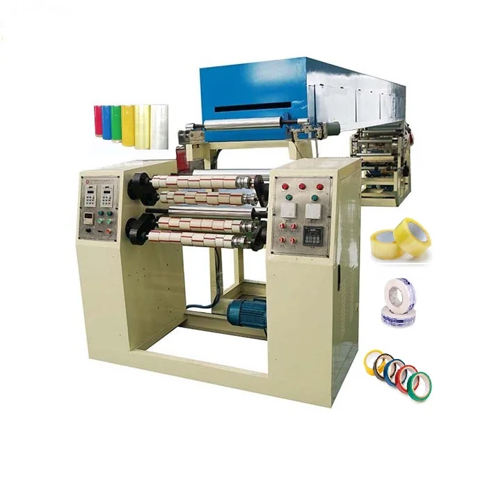 Small bopp plastic film adhesive tape coating machine tape printing slitting rewinding machine tape making machine