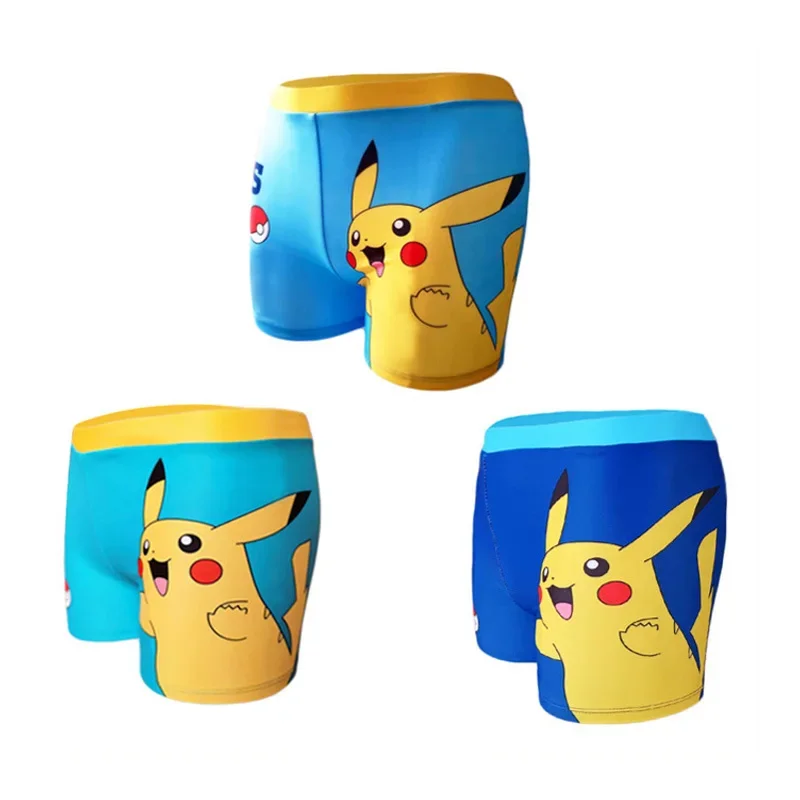 Pokemon Pikachu Toddler Boys Beach Swimwear Shorts Baby Kids Children Swimming Trunks Swimsuit Summer Swim Wear Cartoon Trunks