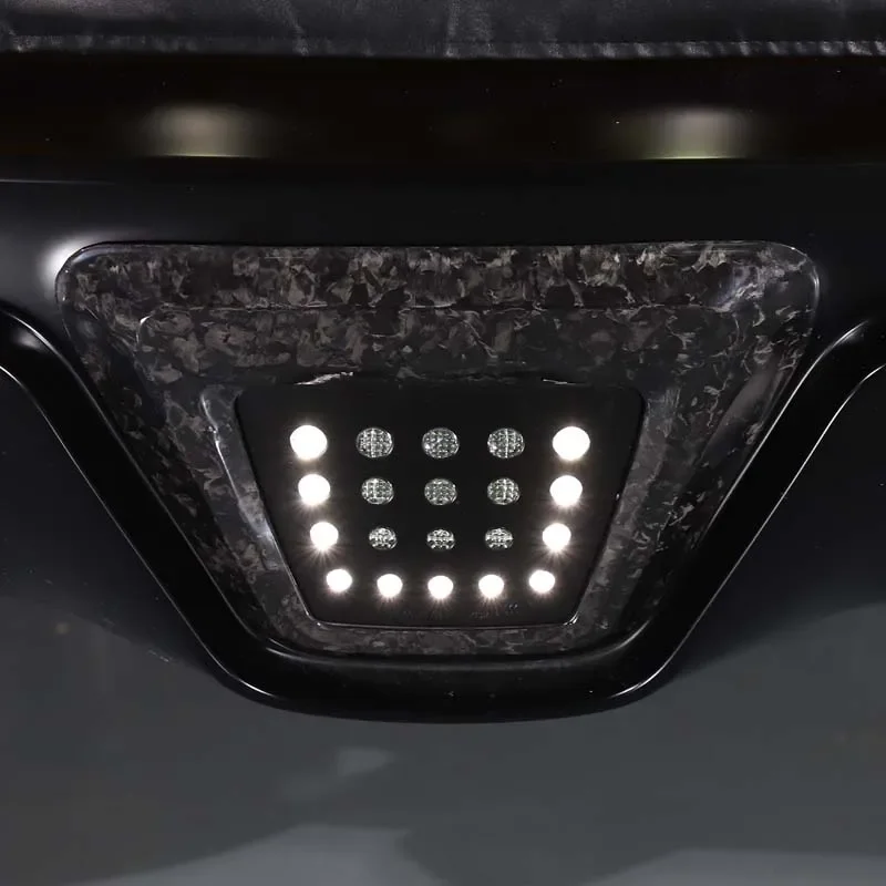 1Pcs Real Carbon Fiber For Toyota Supra 2019-2025+ Car Rear Tail Light Lamp Frame Cover Trim Sticker Car Exterior Accessories
